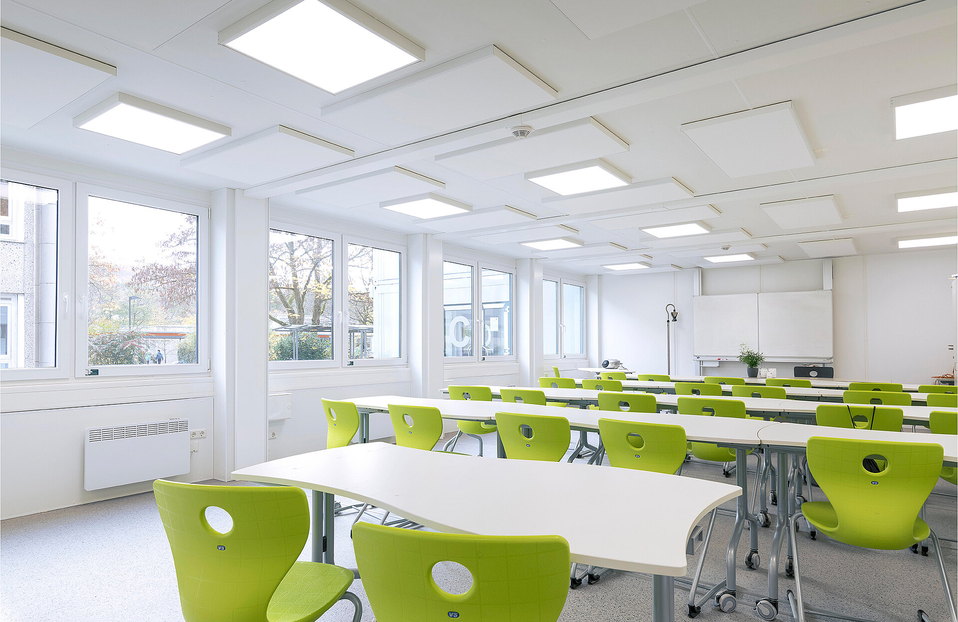 Beispiel für einen Klassensaal aus Containermodulen